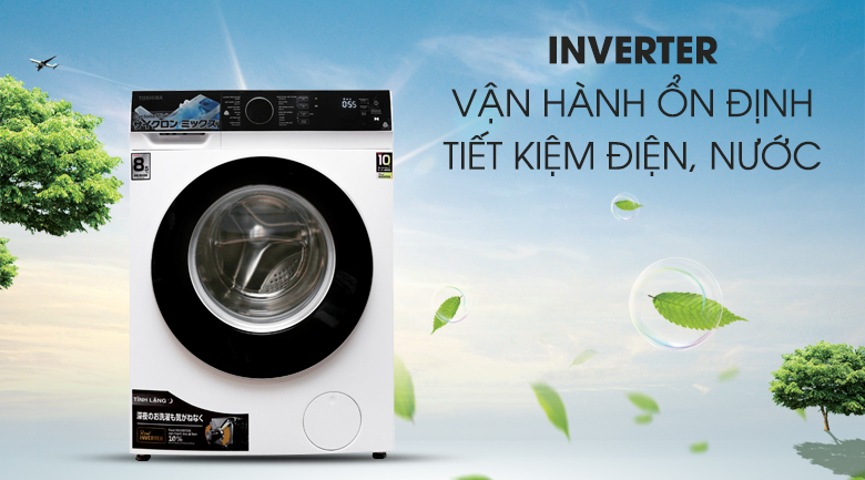 Công nghệ Inverter - Máy giặt Toshiba Inverter 8.5 kg TW-BH95M4V Công nghệ Inverter - Máy giặt Toshiba Inverter 8.5 kg TW-BH95M4V