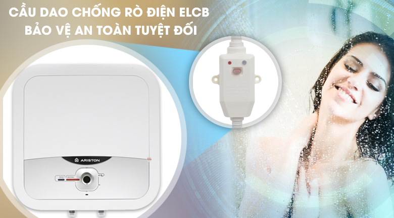 Cầu dao chống rò điện ELCB - Bình nóng lạnh Ariston AN2 RS 30 lít Cầu dao chống rò điện ELCB - Bình nóng lạnh Ariston AN2 RS 30 lít