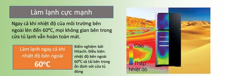 Tủ lạnh Hitachi Inverter 375 lít R-FVX450PGV9 GBK Tủ lạnh Hitachi Inverter 375 lít R-FVX450PGV9 GBK