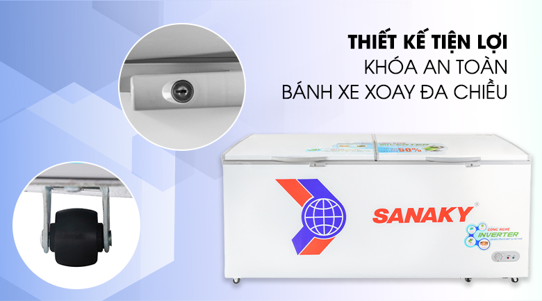 Tủ đông Sanaky Inverter 800 lít VH-8699HY3 Tủ đông Sanaky Inverter 800 lít VH-8699HY3