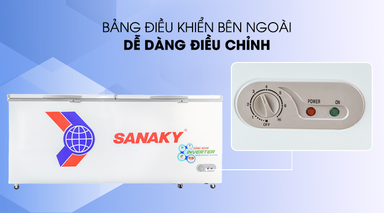 Tủ đông Sanaky Inverter 800 lít VH-8699HY3 Tủ đông Sanaky Inverter 800 lít VH-8699HY3