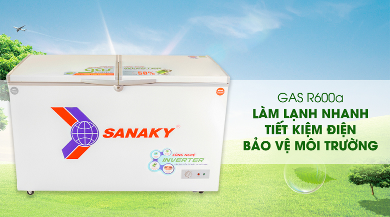 Tủ đông Sanaky Inverter 320 lít VH-4099W3 Tủ đông Sanaky Inverter 320 lít VH-4099W3