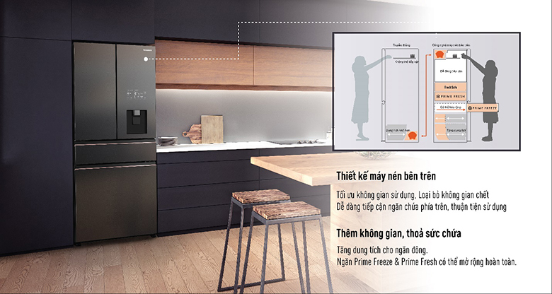 Tủ lạnh Panasonic Inverter 540 lít NR-YW590YMMV Tủ lạnh Panasonic Inverter 540 lít NR-YW590YMMV