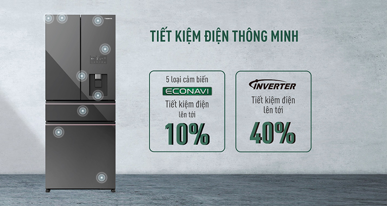 Tủ lạnh Panasonic Inverter 540 lít NR-YW590YMMV Tủ lạnh Panasonic Inverter 540 lít NR-YW590YMMV