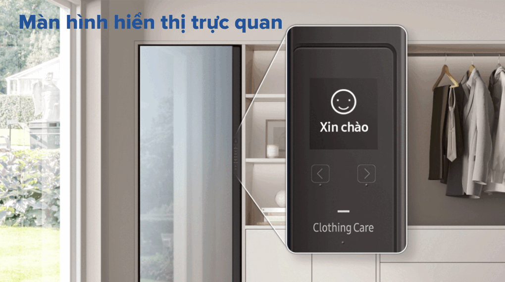 Tủ Chăm Sóc Quần Áo Thông Minh Samsung DF10A9500CG Tủ Chăm Sóc Quần Áo Thông Minh Samsung DF10A9500CG