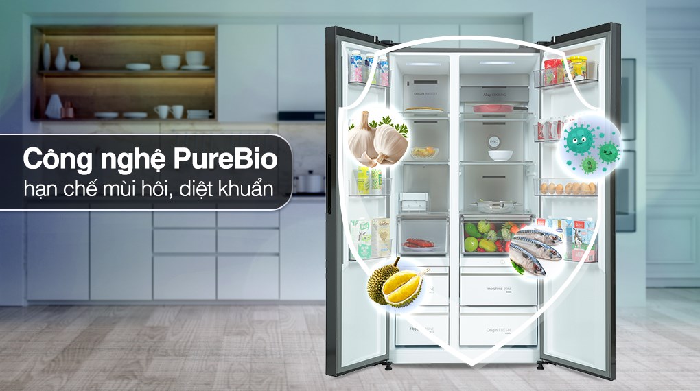 Tủ lạnh Toshiba Inverter 596 lít GR-RS780WI-PGV(22)-XK Tủ lạnh Toshiba Inverter 596 lít GR-RS780WI-PGV(22)-XK