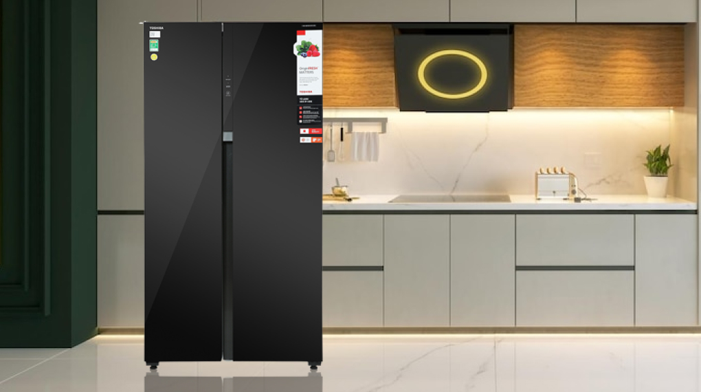 Tủ lạnh Toshiba Inverter 596 lít GR-RS780WI-PGV(22)-XK Tủ lạnh Toshiba Inverter 596 lít GR-RS780WI-PGV(22)-XK