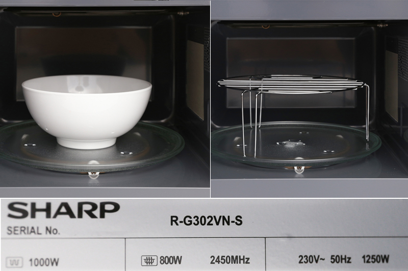 Lò vi sóng có nướng Sharp R-G302VN-S 23 lít Lò vi sóng có nướng Sharp R-G302VN-S 23 lít