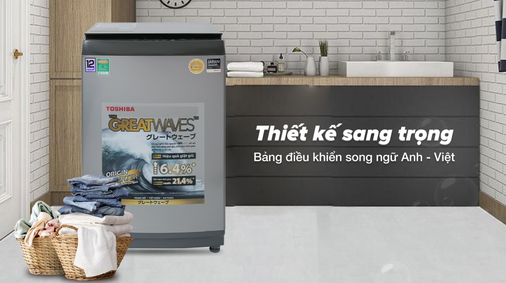 Máy giặt Toshiba Inverter 12 kg AW-DUK1300KV(SG) Máy giặt Toshiba Inverter 12 kg AW-DUK1300KV(SG)