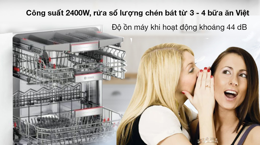 Máy rửa chén độc lập Bosch SMS4EVI14E Máy rửa chén độc lập Bosch SMS4EVI14E