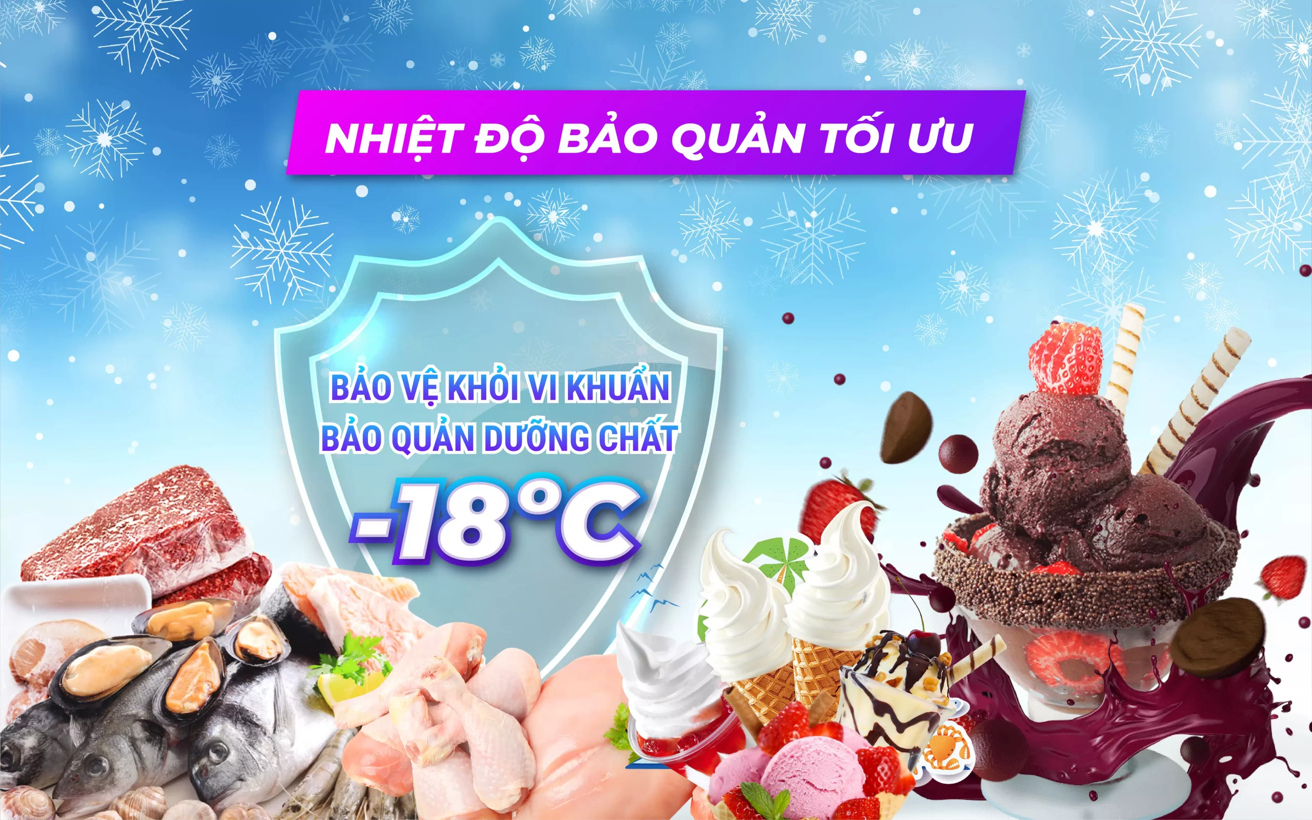 Tủ đông Sanaky kính cong 750L VH-1008KA Tủ đông Sanaky kính cong 750L VH-1008KA