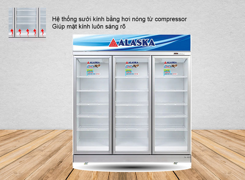 Tủ Mát Alaska SL-16C3 Tủ Mát Alaska SL-16C3