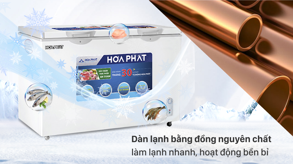Tủ đông Hòa Phát 352 lít HCF 666S1Đ2 Tủ đông Hòa Phát 352 lít HCF 666S1Đ2