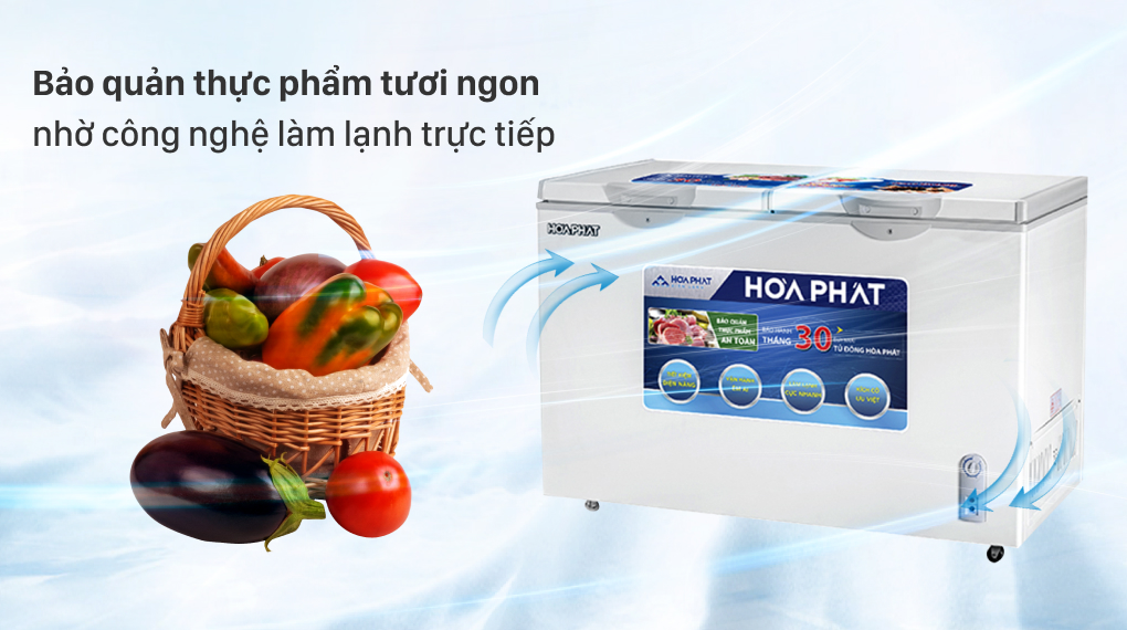 Tủ đông Hòa Phát 352 lít HCF 666S1Đ2 Tủ đông Hòa Phát 352 lít HCF 666S1Đ2