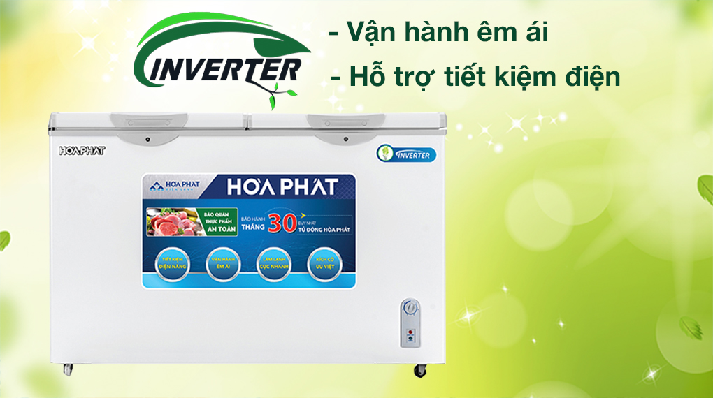 Tủ đông Hòa Phát 271 lít HCFI 656S2Đ2 Tủ đông Hòa Phát 271 lít HCFI 656S2Đ2