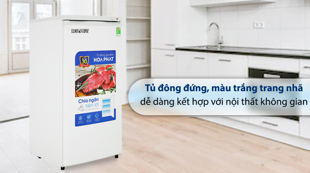 Tủ đông đứng Hòa Phát 147 Lít HPF UAH6147 Tủ đông đứng Hòa Phát 147 Lít HPF UAH6147