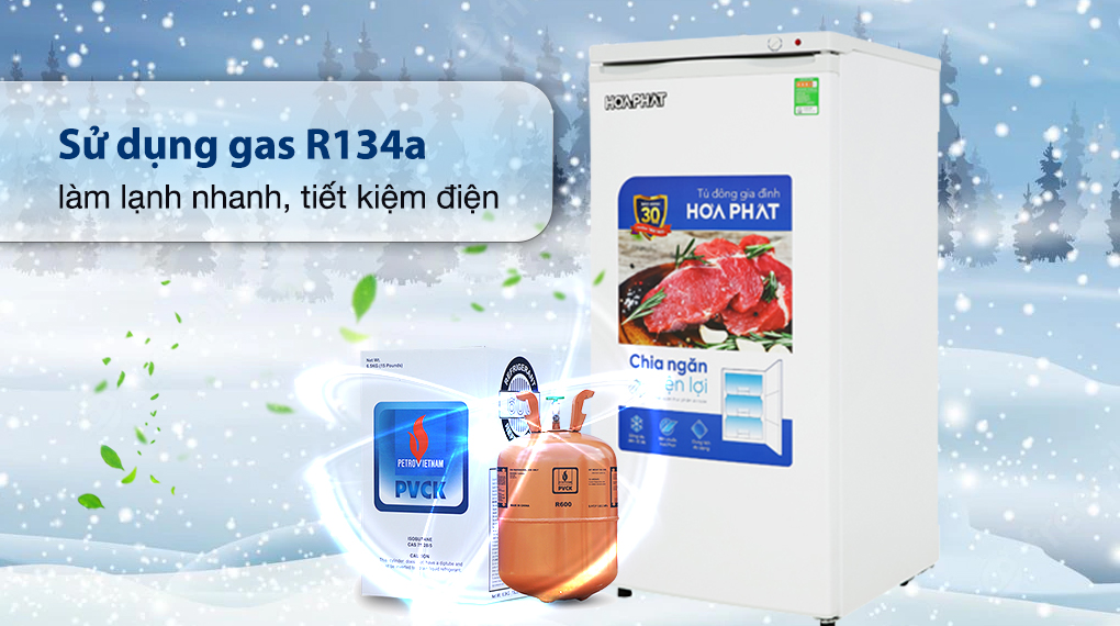 Tủ đông đứng Hòa Phát 147 Lít HPF UAH6147 Tủ đông đứng Hòa Phát 147 Lít HPF UAH6147