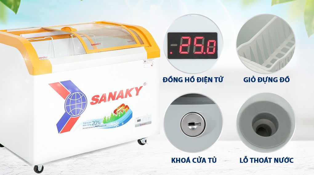 Tủ Đông Sanaky 280 lít VH-3899KB Tủ Đông Sanaky 280 lít VH-3899KB