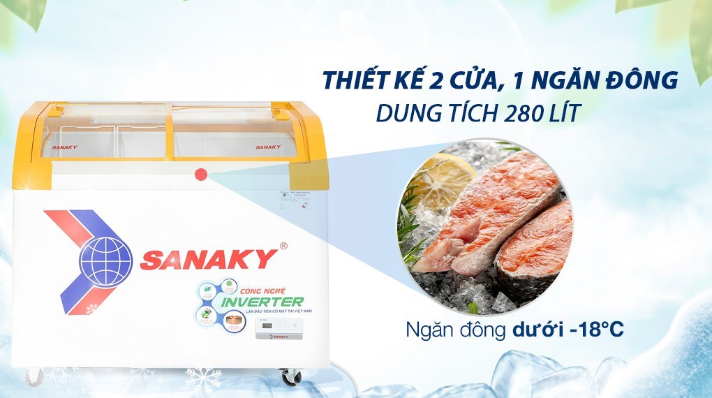 Tủ Đông Sanaky Inverter 280 lít VH-3899K3B Tủ Đông Sanaky Inverter 280 lít VH-3899K3B