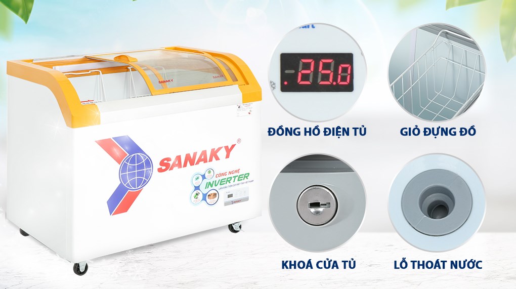 Tủ Đông Sanaky Inverter 280 lít VH-3899K3B Tủ Đông Sanaky Inverter 280 lít VH-3899K3B