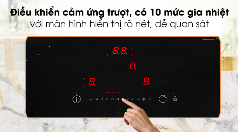 Bếp từ hồng ngoại 3 vùng nấu Hafele HC-M773D (536.61.705) Bếp từ hồng ngoại 3 vùng nấu Hafele HC-M773D (536.61.705)