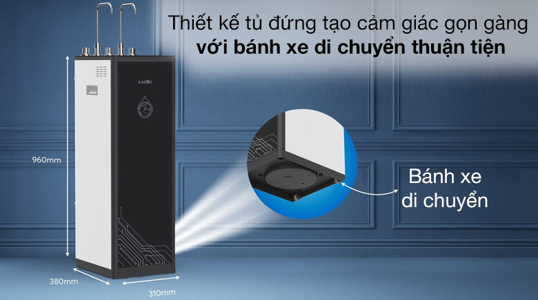 Máy lọc nước RO nóng nguội lạnh Karofi KAD-D66 11 lõi Máy lọc nước RO nóng nguội lạnh Karofi KAD-D66 11 lõi