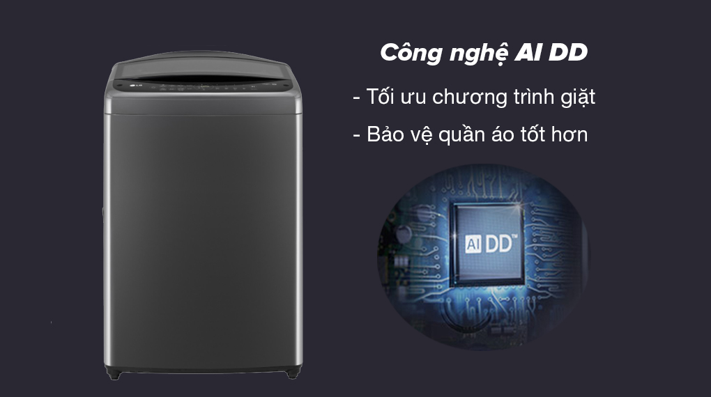 Máy giặt LG Inverter 18 kg TV2518DV3B Máy giặt LG Inverter 18 kg TV2518DV3B