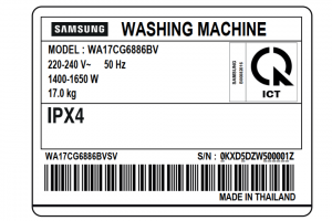 May Giat Samsung Inverter 17 Kg Wa17cg6886bvsv