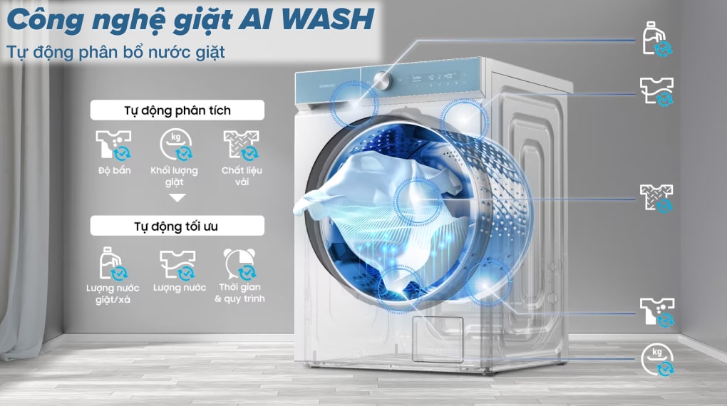 Máy giặt sấy Samsung Inverter 14 kg WD14BB944DGMSV Máy giặt sấy Samsung Inverter 14 kg WD14BB944DGMSV