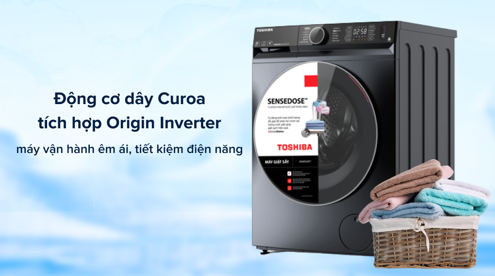 Máy giặt sấy Toshiba Inverter 12.5 kg TWD-BM135GF4V(MG) Máy giặt sấy Toshiba Inverter 12.5 kg TWD-BM135GF4V(MG)