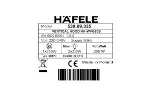 May Hut Mui Kinh Vat Hafele Hh Wvg90b 53989.335)