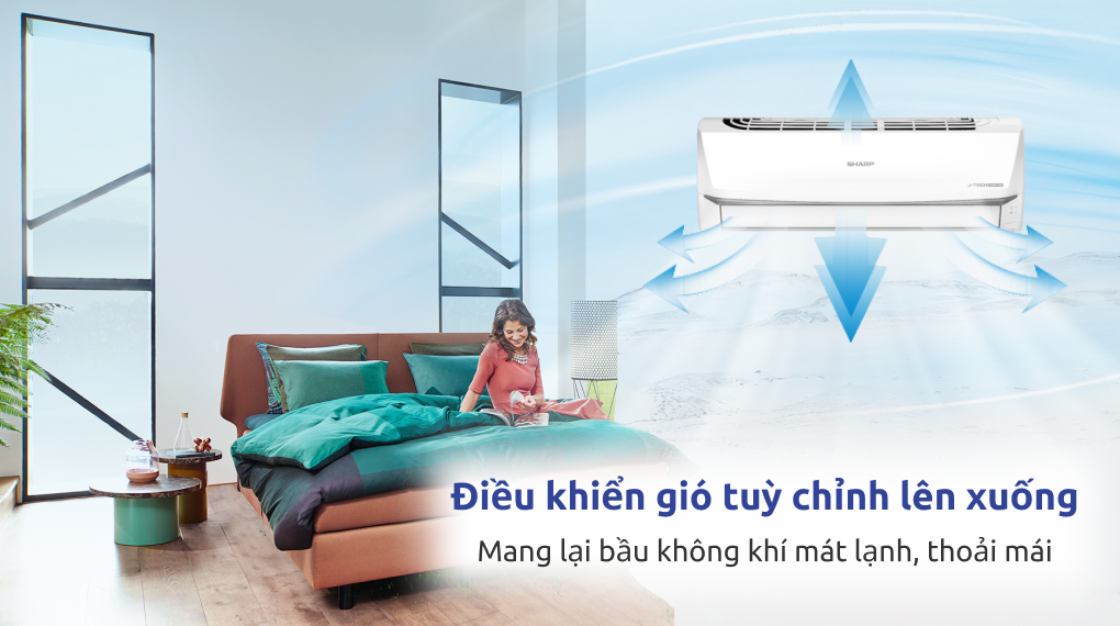 Máy lạnh Sharp Inverter 1 HP AH-X10ZEW Máy lạnh Sharp Inverter 1 HP AH-X10ZEW