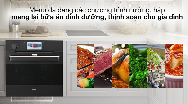 Lò nướng và hấp lắp âm Hafele HO-T60B (535.02.711) 65 lít Lò nướng và hấp lắp âm Hafele HO-T60B (535.02.711) 65 lít