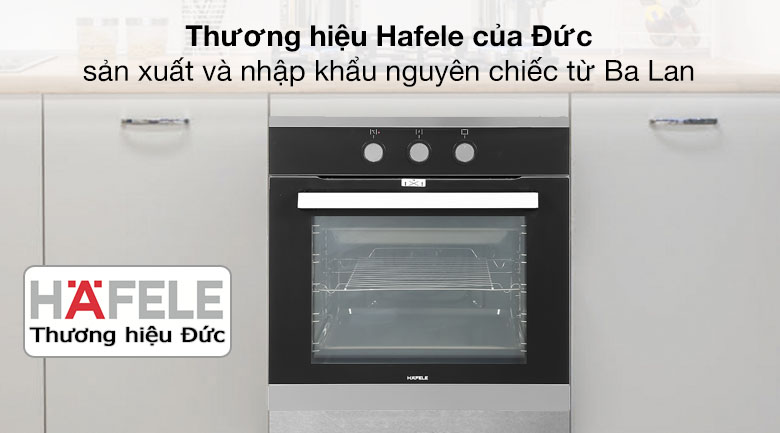 Lò nướng âm Hafele HO-K60B (534.05.581) 65 lít Lò nướng âm Hafele HO-K60B (534.05.581) 65 lít