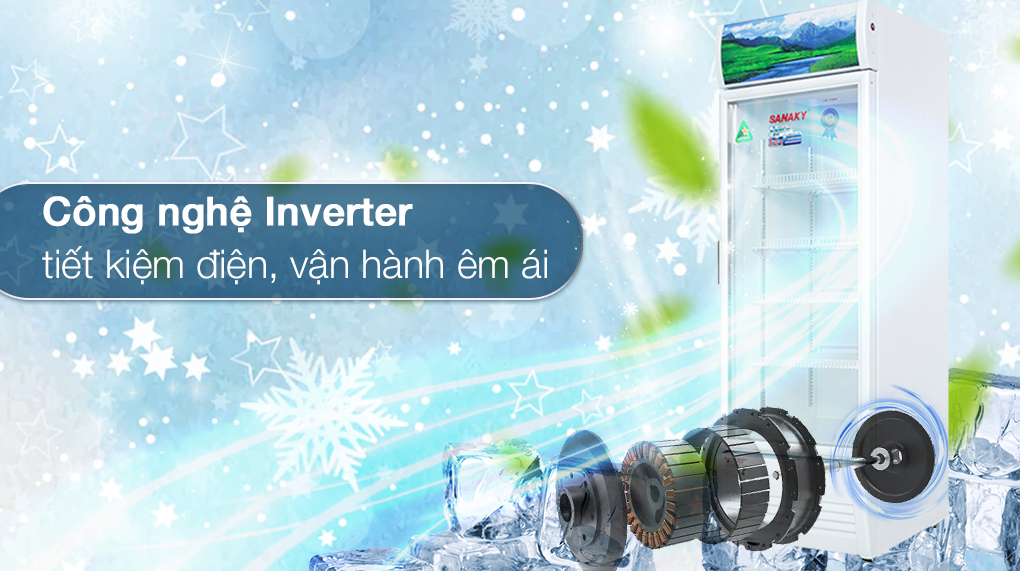 Tủ mát Sanaky Inverter 350 lít VH-3589K3 Tủ mát Sanaky Inverter 350 lít VH-3589K3