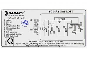 Tu Mat Sanaky Inverter 350 Lit Vh 3589k3