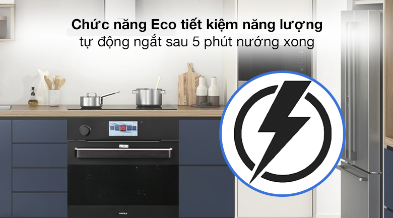 Lò nướng và hấp lắp âm Hafele HO-T60B (535.02.711) 65 lít Lò nướng và hấp lắp âm Hafele HO-T60B (535.02.711) 65 lít