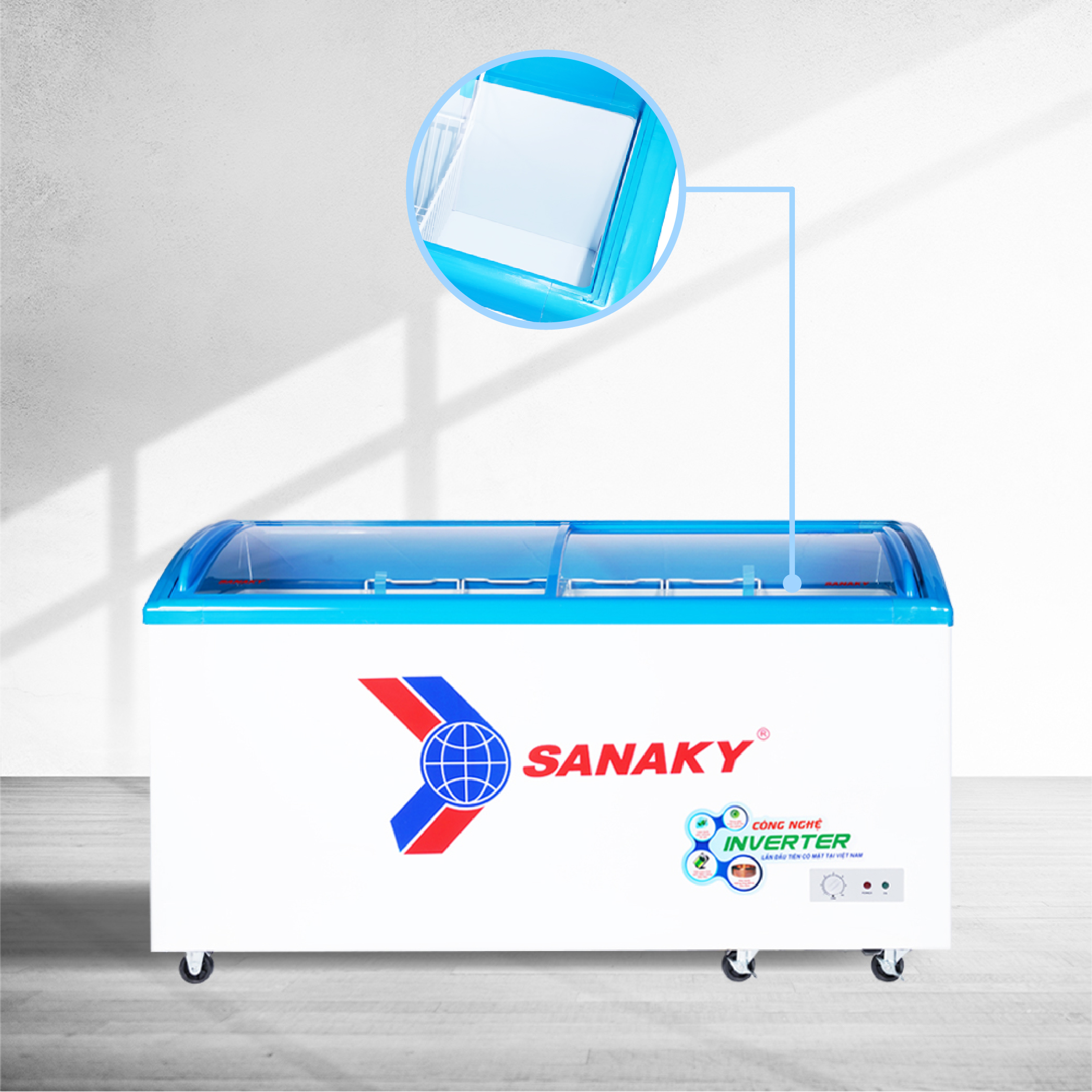 Tủ đông SanakyInverter 437 lít VH-6899K3 Tủ đông SanakyInverter 437 lít VH-6899K3