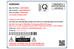 Smart Tivi Samsung 4K Crystal UHD 98 inch UA98DU9000