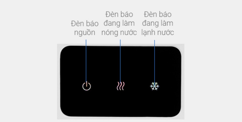 Có đèn báo chế độ nước nóng, nước lạnh và đèn báo nguồn - Cây nước nóng lạnh Toshiba RWF-W1664TV(W1) Có đèn báo chế độ nước nóng, nước lạnh và đèn báo nguồn - Cây nước nóng lạnh Toshiba RWF-W1664TV(W1)