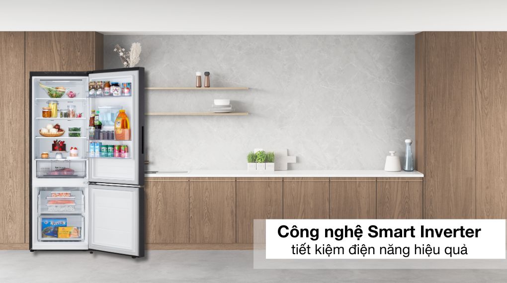 Tủ lạnh LG Inverter 332 lít LBD33BLM - Công nghệ tiết kiệm điện Tủ lạnh LG Inverter 332 lít LBD33BLM - Công nghệ tiết kiệm điện
