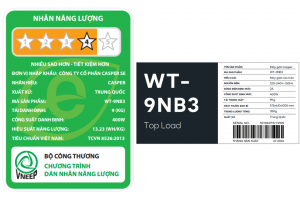 Máy giặt Casper 9 kg WT-9NB3