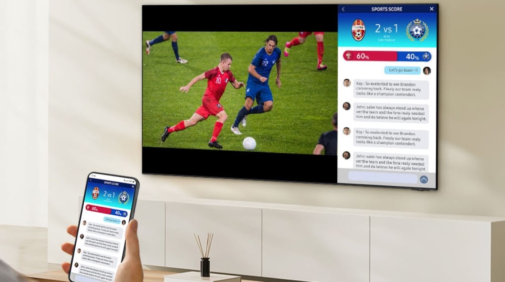 Tivi OLED Samsung 4K 55 inch QA55S90D - Tiện ích