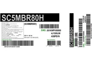 Tủ chăm sóc quần áo thông minh LG Styler Inverter 5 móc SC5MBR80H