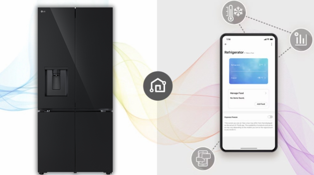 Tủ lạnh LG Inverter 607 lít Multi Door LFD61BLGA - Tiện ích