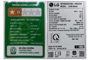 Tủ lạnh LG Inverter 607 lít LFD61BLGA