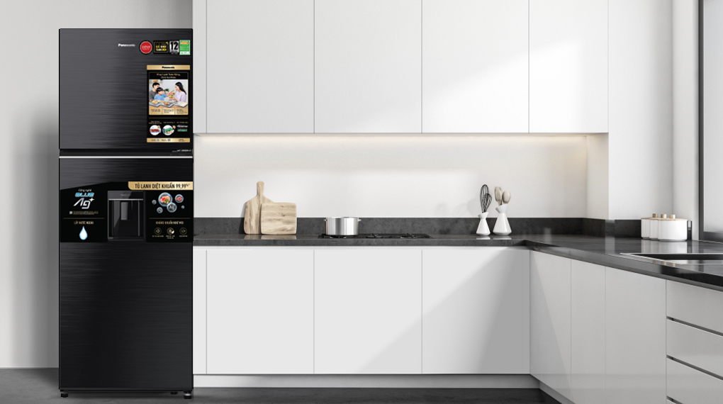 Tủ lạnh Panasonic Inverter 366 lít NR-TL381GVKV - Tổng quan thiết kế Tủ lạnh Panasonic Inverter 366 lít NR-TL381GVKV - Tổng quan thiết kế