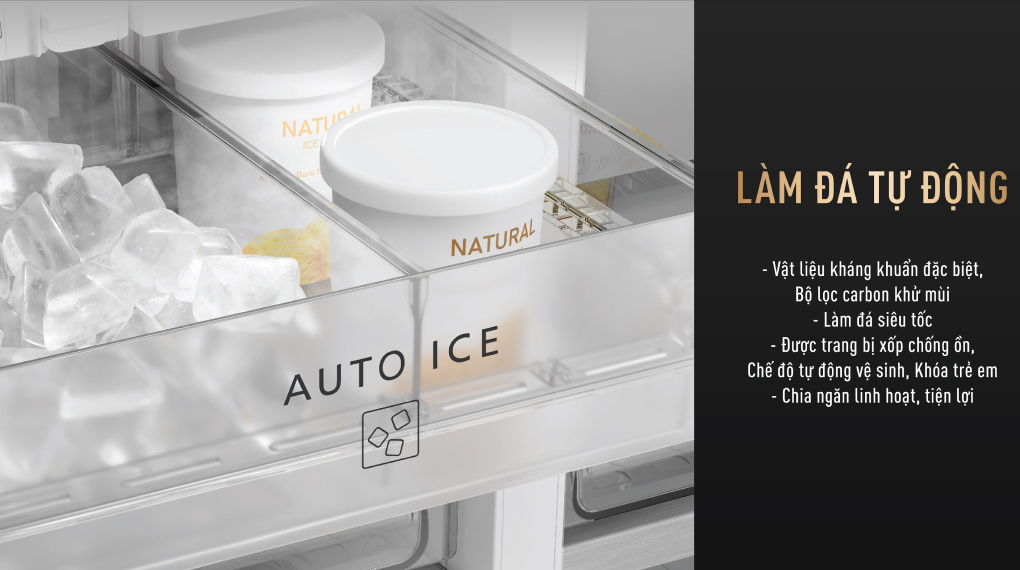 Tủ lạnh Panasonic Inverter 621 lít PRIME+ Edition Multi Door NR-XY680YMMV - Tiện ích Tủ lạnh Panasonic Inverter 621 lít PRIME+ Edition Multi Door NR-XY680YMMV - Tiện ích