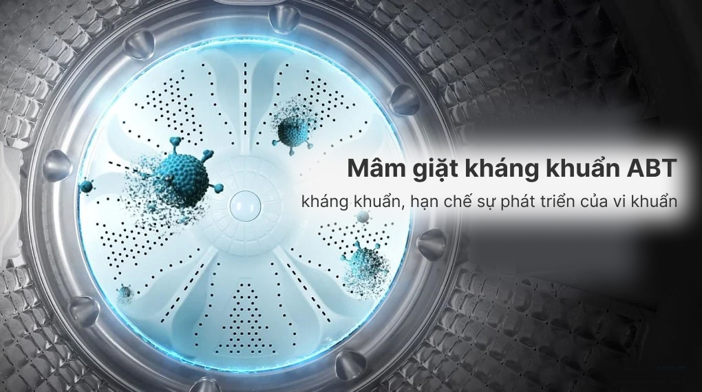 Máy giặt Aqua Inverter 18 kg AQW-DR180UHT PS - Công nghệ giặt đặc biệt Máy giặt Aqua Inverter 18 kg AQW-DR180UHT PS - Công nghệ giặt đặc biệt