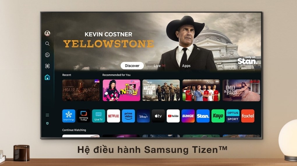 Smart Tivi QLED Samsung 4K 43 inch QA43Q60D - Hệ điều hành Smart Tivi QLED Samsung 4K 43 inch QA43Q60D - Hệ điều hành
